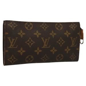 LOUIS VUITTON Monogram Bucket GM Accessory Pouch LV Auth 132652